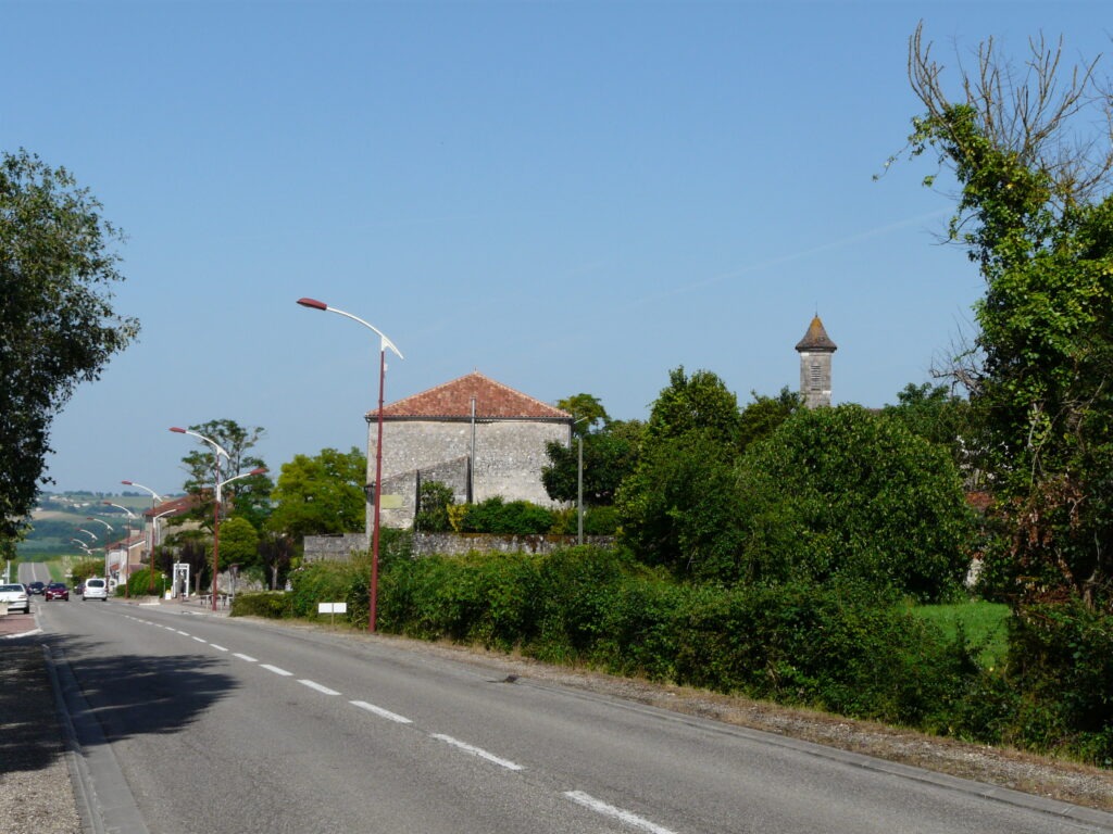 RN 656 ancienne voie romaine à Calignac
