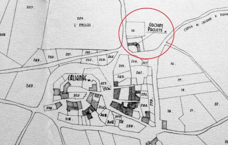 Projet de groupe scolaire de Calignac en 1936